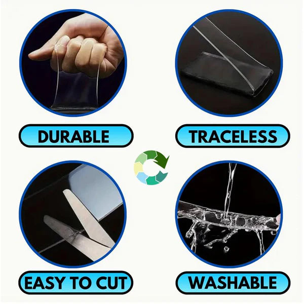 Multipurpose Double Sided Heavy Duty Tape (Pack of 2)