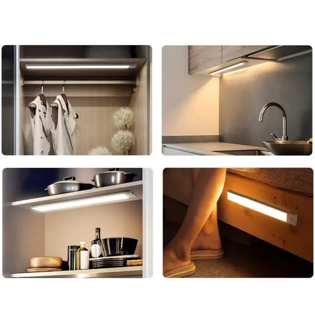 LED PIR Motion Sensor Cabinet  With USB Rechargeble