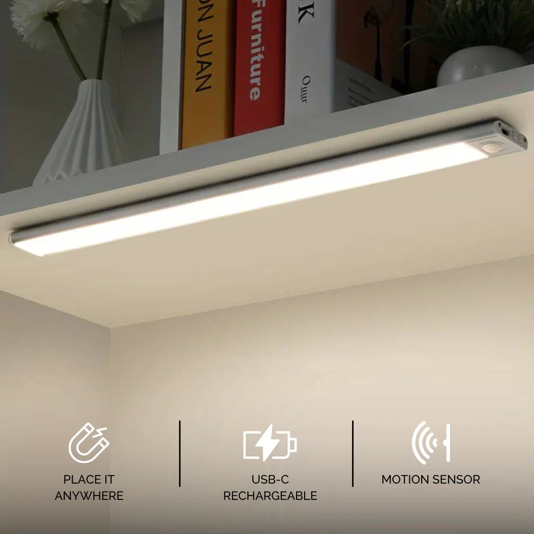 LED PIR Motion Sensor Cabinet  With USB Rechargeble